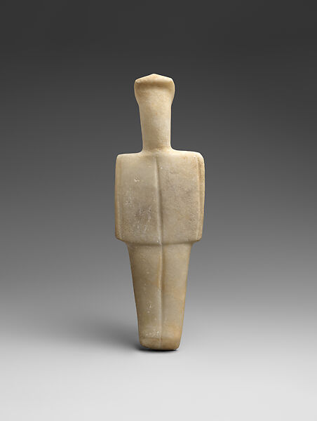 Marble female figure, Marble, Cycladic