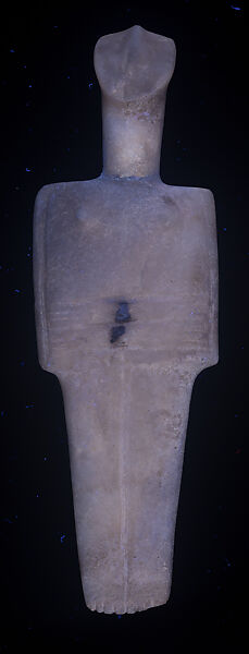 Marble female figure, Marble, Cycladic