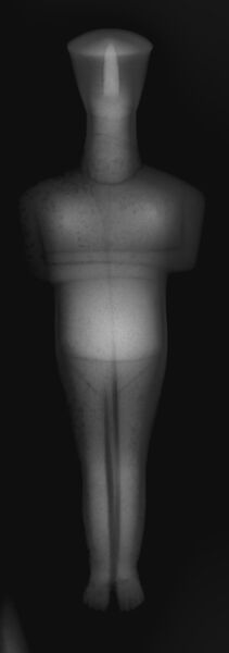 Marble female figure, Marble, Cycladic