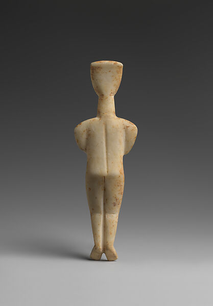Marble female figure, Marble, Cycladic