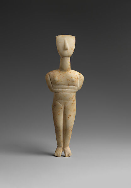 Marble female figure, Marble, Cycladic