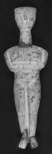 Marble female figure, Marble, Cycladic