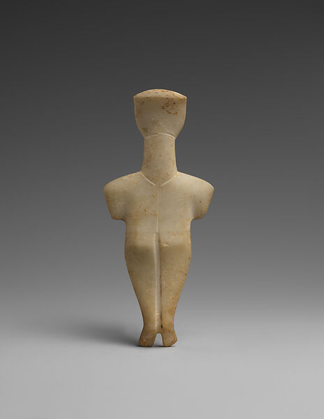 Marble female figure, Marble, Cycladic