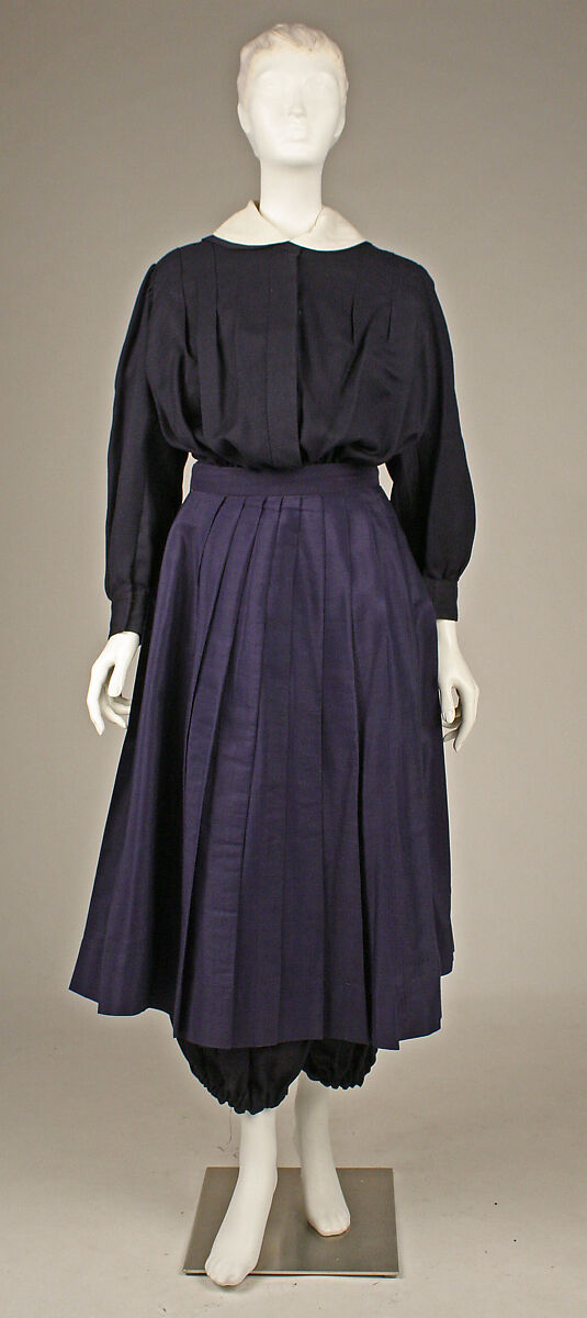 Athletic ensemble, (a–c, f) Columbia Gymnasium Suit Co. (American), (a, d, e) wool; (b, c) cotton; (f) linen, American