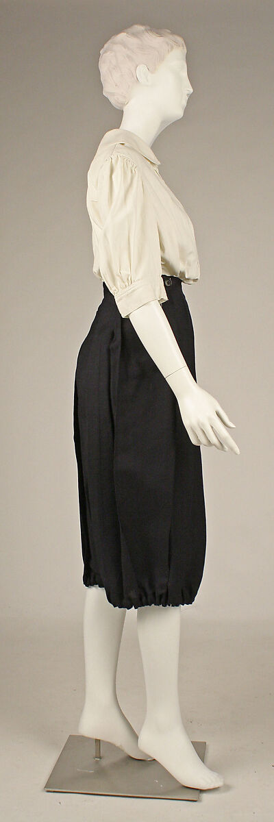 Athletic ensemble, (a–c, f) Columbia Gymnasium Suit Co. (American), (a, d, e) wool; (b, c) cotton; (f) linen, American