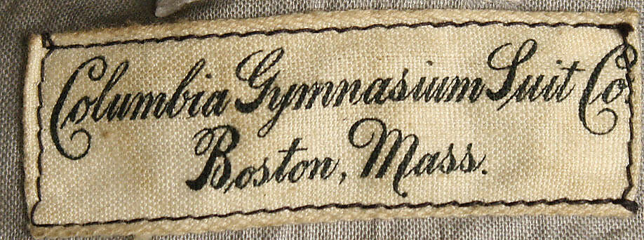 Athletic ensemble, (a–c, f) Columbia Gymnasium Suit Co. (American), (a, d, e) wool; (b, c) cotton; (f) linen, American