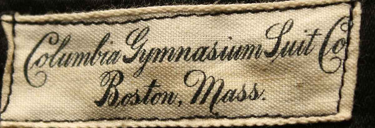 Athletic ensemble, (a–c, f) Columbia Gymnasium Suit Co. (American), (a, d, e) wool; (b, c) cotton; (f) linen, American