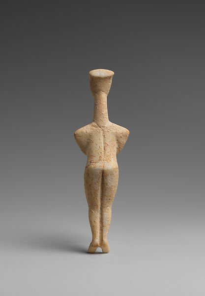 Marble female figure, Marble, Cycladic