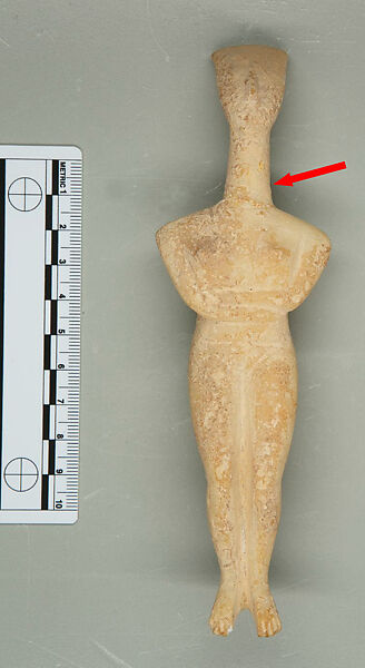 Marble female figure, Marble, Cycladic