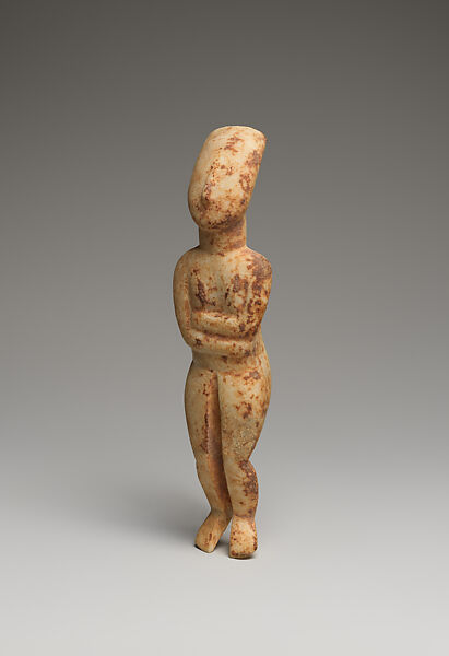 Marble female figure, Marble, Cycladic