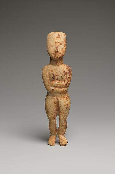 Marble female figure, Marble, Cycladic 