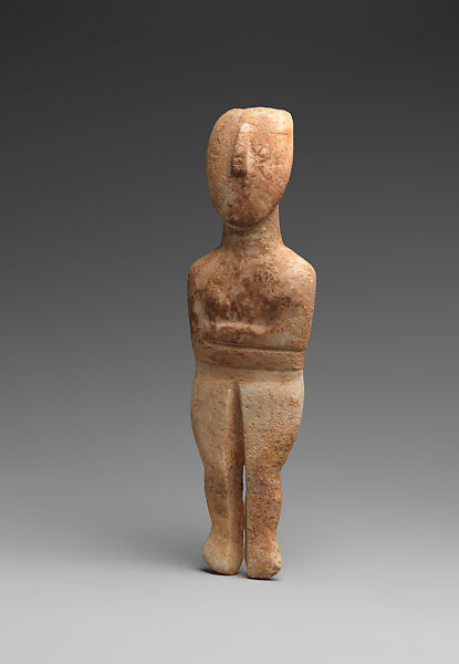 Marble female figure, Marble, Cycladic