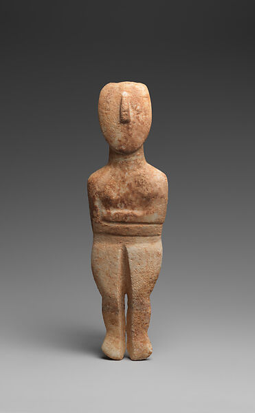 Marble female figure, Marble, Cycladic