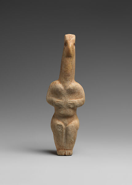 Marble female figure, Marble, Cycladic