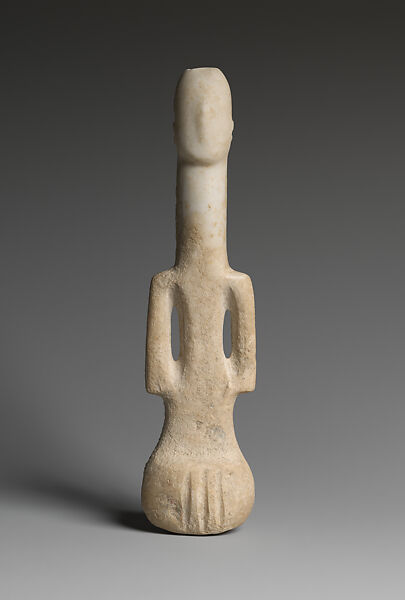 Marble female figure, Marble, Cycladic