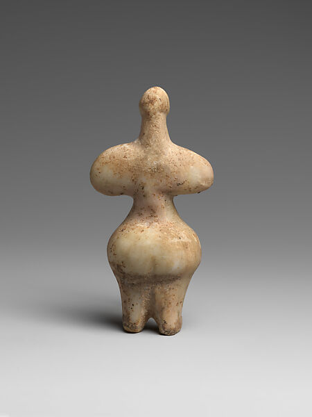 Marble female figure, Marble, Cycladic