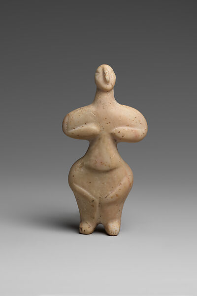 Marble female figure, Marble, Cycladic