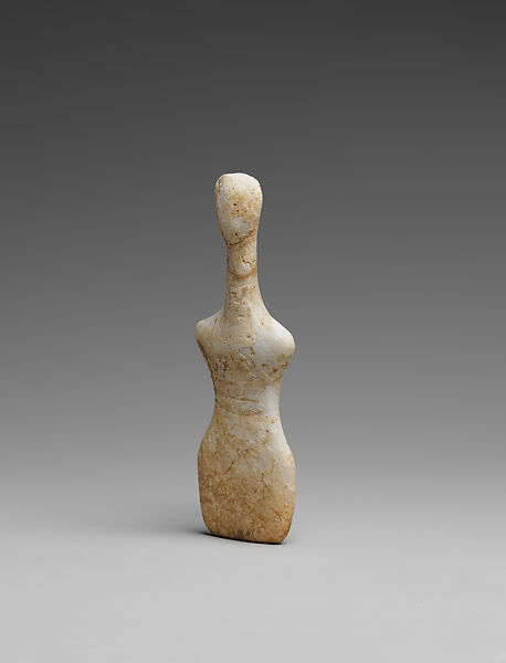 Marble female figure, Marble, Cycladic