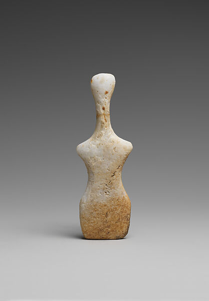 Marble female figure, Marble, Cycladic
