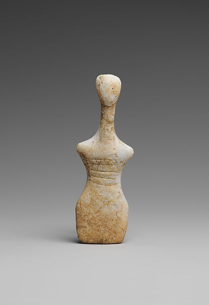 Marble female figure, Marble, Cycladic