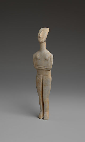 Marble female figure, Marble, Cycladic