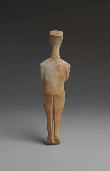 Marble female figure, Marble, Cycladic