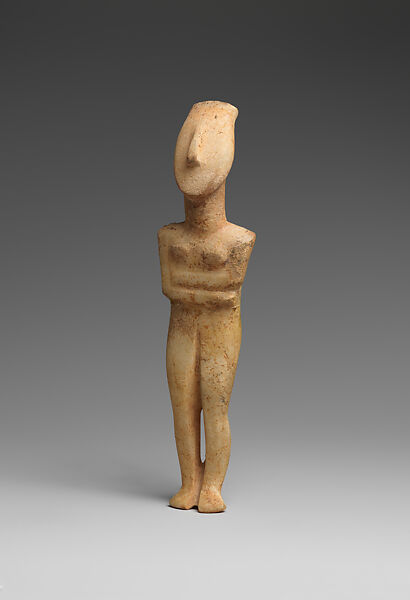 Marble female figure, Marble, Cycladic