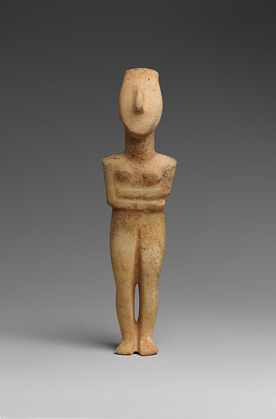 Marble female figure, Marble, Cycladic 