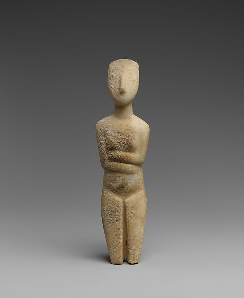 Marble female figure, Marble, Cycladic