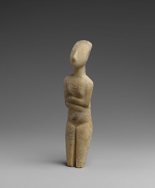 Marble female figure, Marble, Cycladic