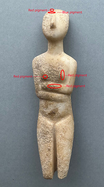 Marble female figure, Marble, Cycladic