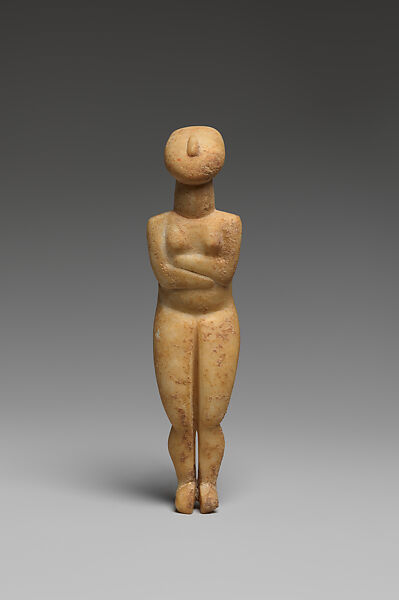 Marble female figure, Marble, Cycladic