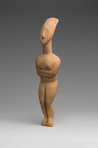Marble female figure, Marble, Cycladic