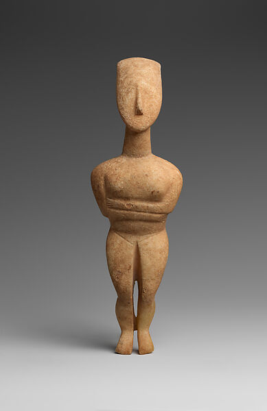 Marble female figure, Marble, Cycladic 