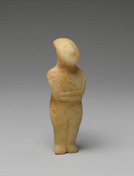 Marble female figure, Marble, Cycladic