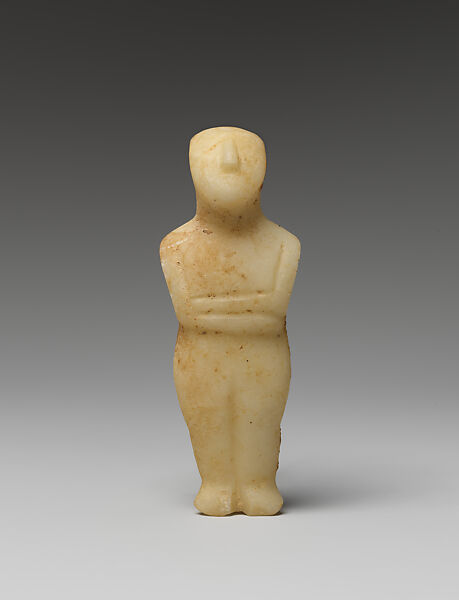 Marble female figure, Marble, Cycladic 