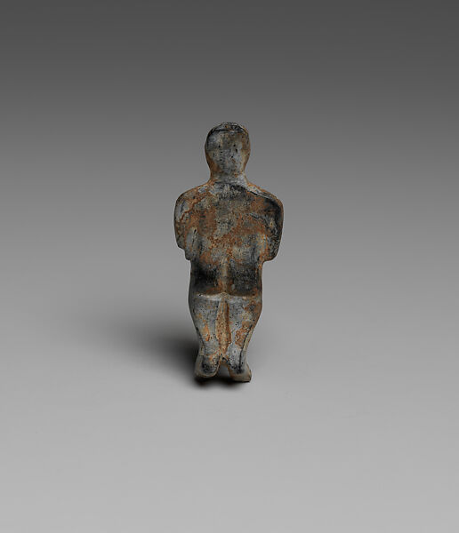 Serpentinite female figure, Serpentinite, Cycladic