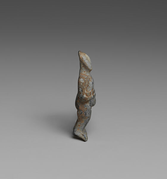Serpentinite female figure, Serpentinite, Cycladic