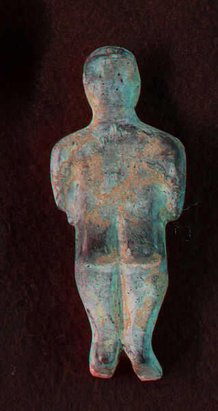 Serpentinite female figure, Serpentinite, Cycladic
