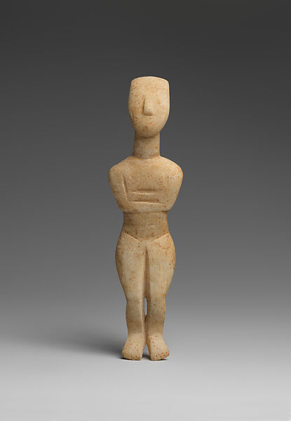 Marble female figure, Marble, Cycladic 