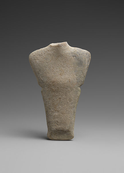 Marble female figure, Marble, Cycladic