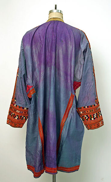 Wedding Shirt, Silk, cotton, metal wrapped thread; embroidered