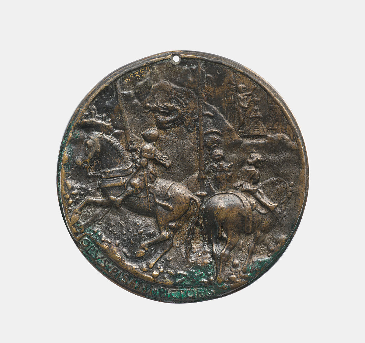 Filippo Maria Visconti 1392-1447, Duke of Milan 1412-47, Pisanello (Antonio Pisano) (Italian, Pisa or Verona by 1395–1455), Bronze, Italian