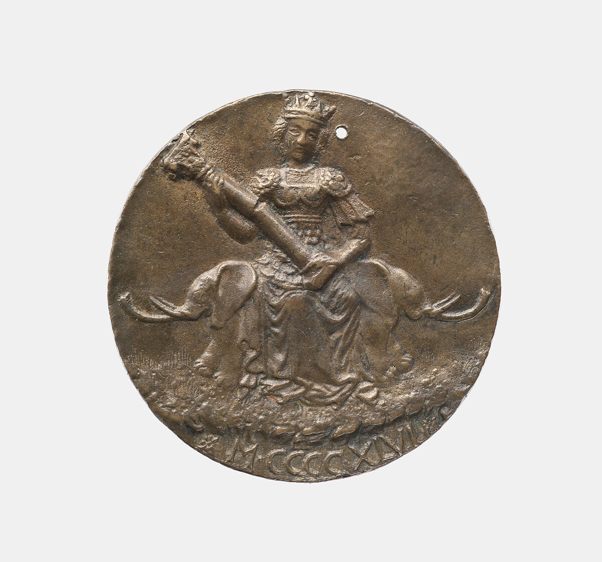 Sigismondo Pandolfo Malatesta, Lord of Rimini 1417–1468, Matteo de' Pasti (Italian, Verona ca. 1420–after 1467 Rimini), Bronze, Italian