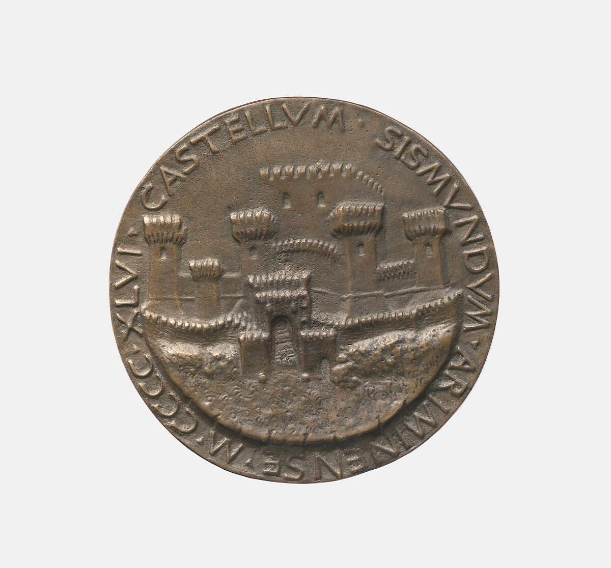 Sigismondo Pandolfo Malatesta, Lord of Rimini 1417–1468, Matteo de' Pasti (Italian, Verona ca. 1420–after 1467 Rimini), Bronze, Italian