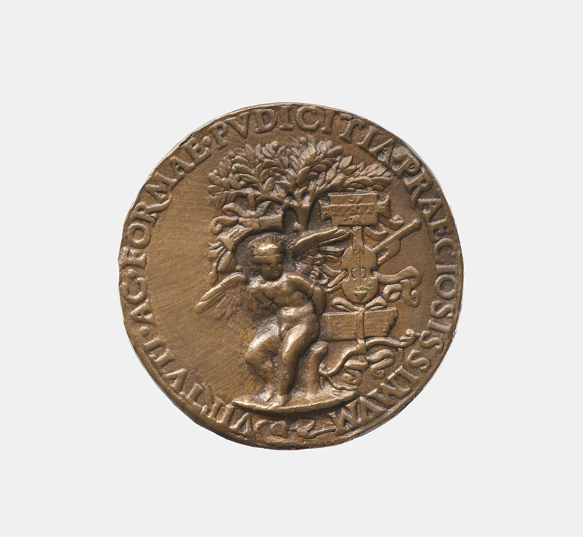 Lucrezia Borgia 1480-1519, Unknown Mantuan artist close to Giancristoforo Romano, Bronze, Italian