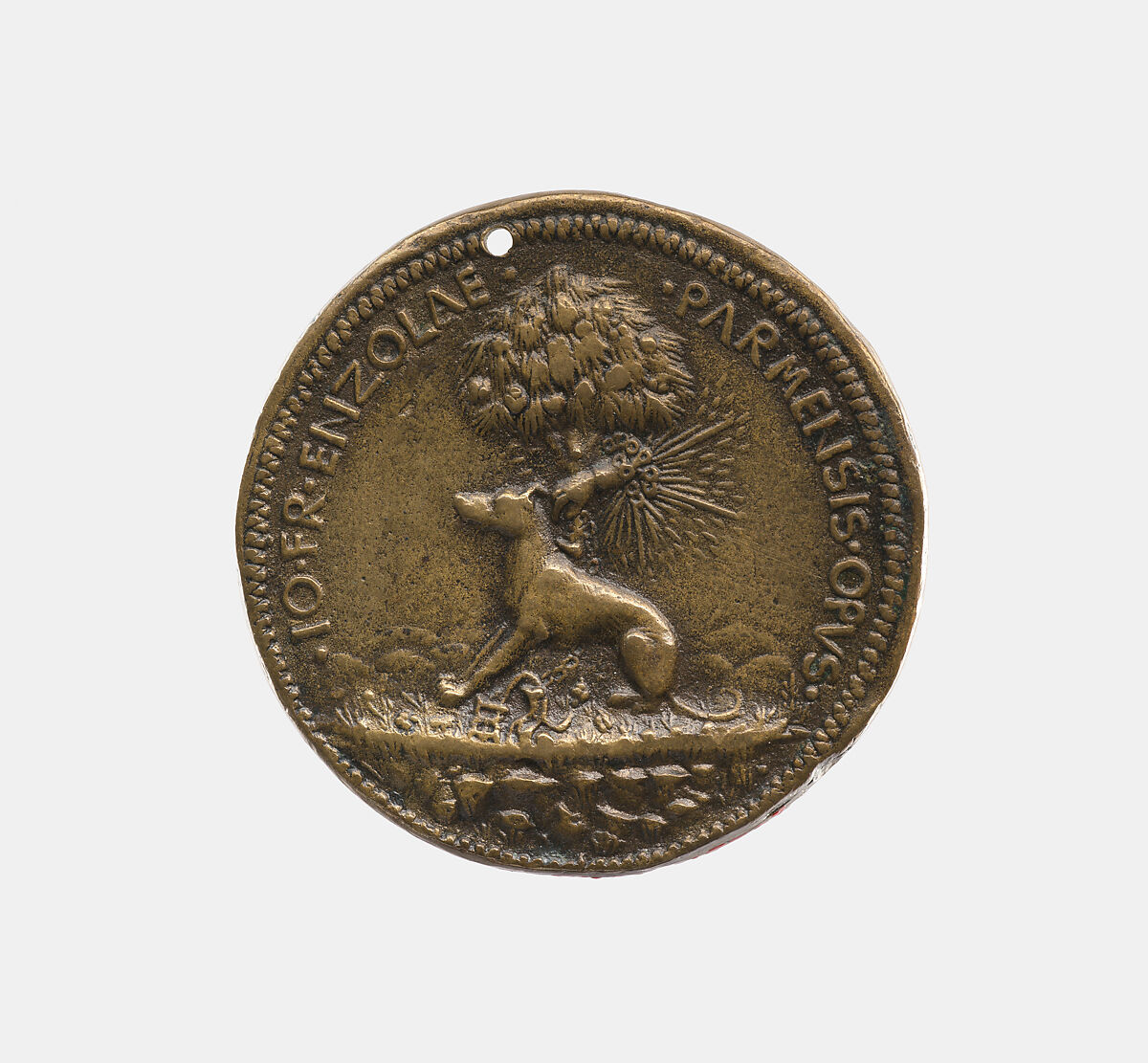 Francesco I Sforza 1401-66, Duke of Milan 1450-66, Gian Francesco Enzola (Italian, active 1456–78), Bronze, Italian, Parma