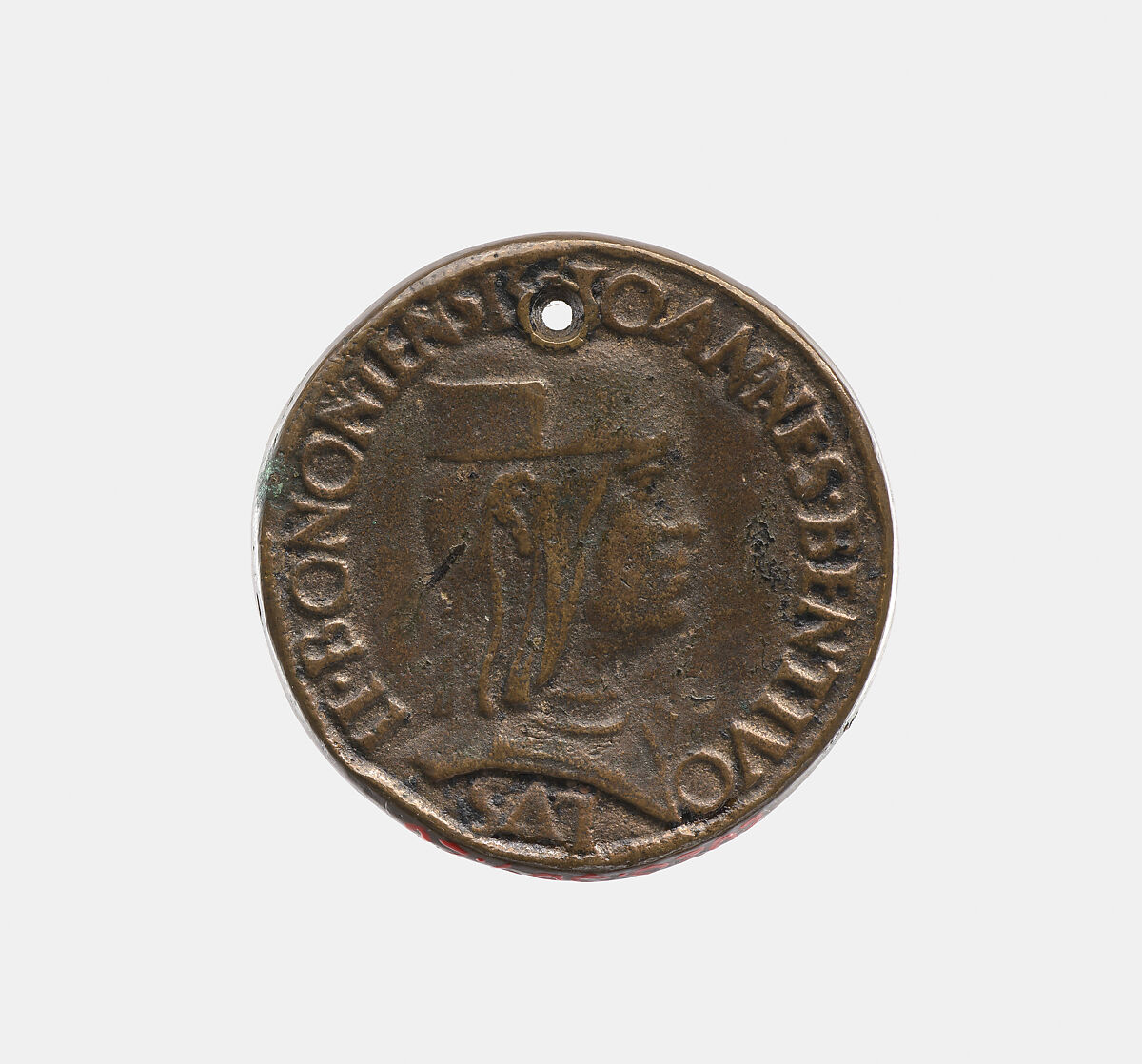 Giovanni II Bentivoglio 1443–1508, Lord of Bologna 1463–1506, Francesco Francia (Italian, Bologna ca. 1447–1517 Bologna), Bronze, Italian 