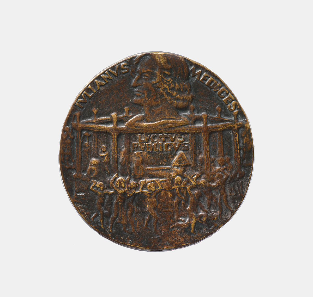 To Commemorate the Pazzi Conspiracy, 1478, Bertoldo di Giovanni (Italian, born Florence (?) ca. 1430–40, died 1491 Poggio a Caiano), Bronze, Italian, Florence 