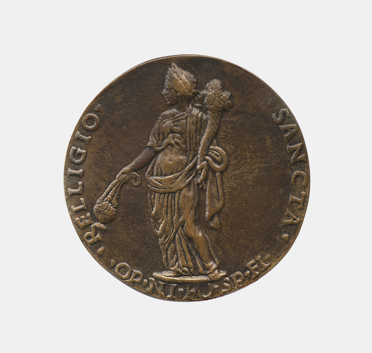 Antonio Geraldini 1449?–1489, Niccolò Fiorentino (Niccolò di Forzore Spinelli) (Italian, Florence 1430–1514 Florence), Bronze, Italian